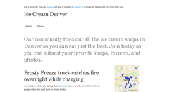 Desktop Screenshot of icecreamdenver.com
